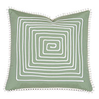 Ibis Loop Trim Decorative Pillow