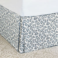 Liesl Leopard Print Bed Skirt