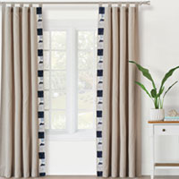 Beau Embroidered Curtain Panel