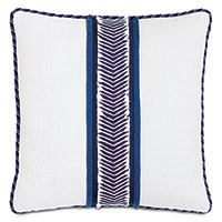 Cocobay Raffia Trim Decorative Pillow