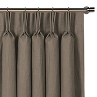 Breeze Linen Curtain Panel in Clay