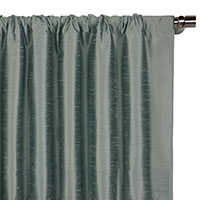 Edris Faux Silk Curtain Panel in Mineral