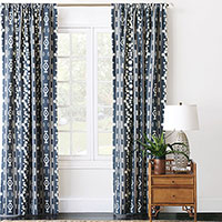 Saya Ikat Curtain Panel