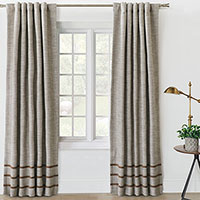 Steeplechaser Textured Curtain Panel