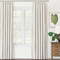 Casa Guava Art Deco Curtain Panel