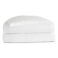 Deluca Sateen Duvet Cover in White