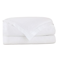 Lusso Sateen Duvet Cover in White