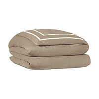 Resort Bisque Fret Duvet Cover