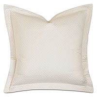 Matera Pique Euro Sham in Ivory