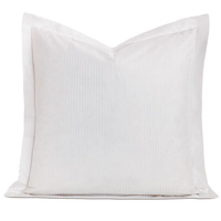 Emilio Jacquard Stripe Euro Sham in White