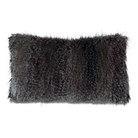 Indochine Faux Fur Decorative Pillow