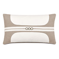 Kelso Ribbon Detail Decorative Pillow