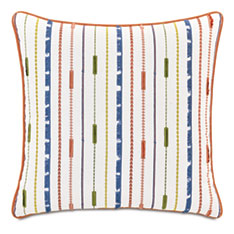 KONA EMBROIDERED DECORATIVE PILLOW