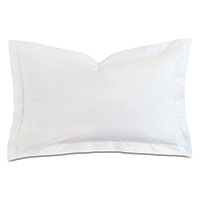 Gianna Hemstitch Euro Sham in White