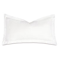 Fresco Sateen King Sham in White