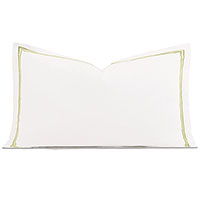 Enzo Satin Stitch King Sham In Pear