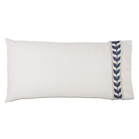 Akela Leaf King Sham In Blue (Right)