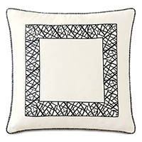 Medara Graphic Border Decorative Pillow