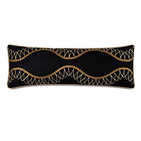 MIDORI OBLONG EMBROIDERED PILLOW