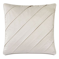 Marceau Diagonal Pleat Decorative Pillow