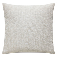 Naomi Textured Accent Pillow In Ivory