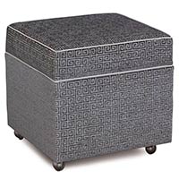 Amal Greek Key Storage Box Ottoman