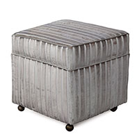 Gaia Sterling Storage Boxed Ottoman