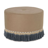 MIDORI LINEN OTTOMAN