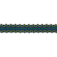 Erdem Cyan Border