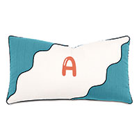 Phineas Handpainted Monogram Decorative Pillow