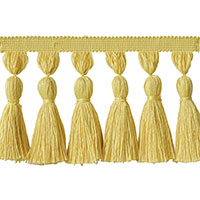 Tassel Trim Chunky Yellow