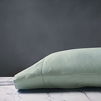 Deluca Sateen Pillowcase in Sea