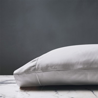 Deluca Sateen Pillowcase in Silver