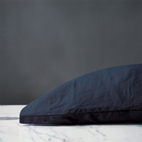 Shiloh Linen Pillowcase in Indigo