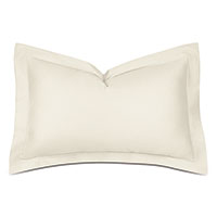 Deluca Sateen Queen Sham in Ivory