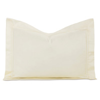 Lusso Sateen Queen Sham in Ivory