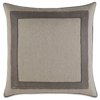 Reign Mitered Border Decorative Pillow