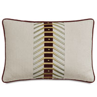 Rufus Embroidered Decorative Pillow