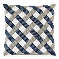 Saya Basketweave Decorative Pillow