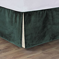 Esmeralda Velvet Bed Skirt