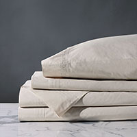 Vail Percale Sheet Set In Bisque