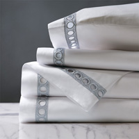 Celine Lace Sheet Set in Silver