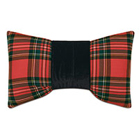 Tenenbaum Plaid Cuffed Decorative Pillow