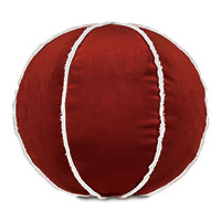 Tenenbaum Ball Decorative Pillow in Rust