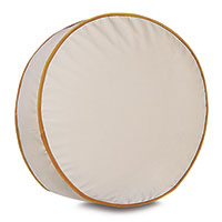 Uma Tambourine Decorative Pillow in Ivory