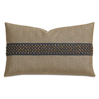 Natalia Beaded Border Decorative Pillow