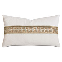 Sanders Jute Border Decorative Pillow