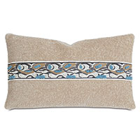 Uzi Trompe Loeil Border Decorative Pillow