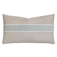 Yesenia Beaded Border Decorative Pillow