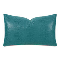 Nagini Faux Snakeskin Decorative Pillow